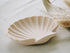 light beige shell trinket dish jesmonite